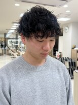 シャルムバイケンジ(Charm.by KENJE)&nbsp;シャドウパーマ/メンズパーマ/波巻きパーマ/メンズカット/有楽町