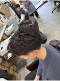 MEN’S HAIR/波巻ツイストスパイラル/フェザーパーマ/船橋