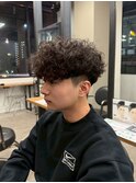 スパイキーショート フェード スペインカール ルーズパーマ