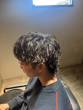 ハイプ 木更津(HYPE) 【シャドウパーマ】センターパート/波巻きスパイラル/木更津