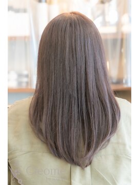 クレオメ 田町店(Cleome) デジタルパーマ前髪サイドバングロング薄めバングフェミニン美髪