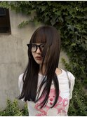 ナチュラルに似合うバランスの姫カット