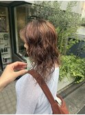 癖を活かしたカットと白髪ぼかしカラー