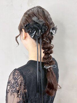 アイティーバイアルバム 藤沢店(IT by ALBUM) おくれ毛ロング韓国ヘアイメチェン_ba587373