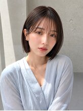 ノア 三宮店(NOA)&nbsp;【NOA】髪質改善ストレート×肩上ボブ×シースルーバング