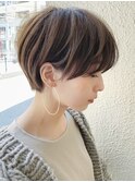 レイヤーカット ボブ髪質改善切りっぱなしボブ表参道渋谷