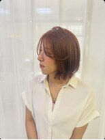 エミュ 中央駅店(eMu)&nbsp;オレンジベージュ×ちょっぴりワインレッド