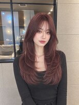 ジュール 銀座(Joule)&nbsp;レイヤーカット×カシスピンク