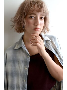 ミラバイグリーン(Mira by green) ｗｈite beige 【 イルミナカラー】bob #1