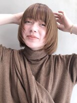 アイティー バイ アルバム 浦和店(IT by ALBUM) ソフトマッシュ_ココアブラウンフリンジウェーブ_37201