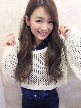 テオ(Theo) Theo /エメラルドアッシュ/ 巻き髪風パーマ/ロング