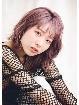 ヘアークリアー 獨協大学前店 ピンクパープルカラー