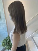 【ito/梅田】アッシュベージュ×切りっぱなしロブ