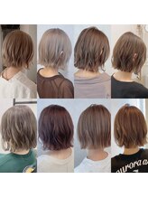 《ボブスタイル&顔まわりのレイヤー》色々なお悩みに対応出来る経験豊富なstylist多数在籍