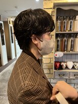 シェノン 西梅田(CHAINON)&nbsp;グレーベージュ/レイヤーロング/黒髪/前髪パーマ