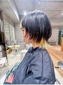 guest hair スペシャルハイライト抜きっぱなしマッシュウルフ