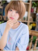 レトロガーリー大人かわいい前下がりミニボブc5戸頭10代20代30代