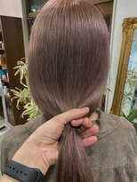 マイ ヘア デザイン 岡崎(MY hair design) 斜めバング/グレージュカラー/シルキーベージュ/岡崎