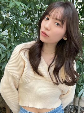 オーブ ヘアー ラルゴ 広島祇園店(AUBE HAIR largo) 20代・30代_エギョモリ×ショコラブランカラー
