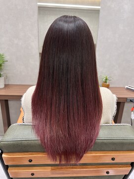 アンスリウム 吹田(Anthurium) ミディアムレイヤー/大人可愛い/髪質改善/シースルーバング