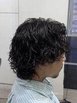 メンズ サロン ドット トウキョウ 町田店(men's salon dot. tokyo)&nbsp;ミディアムセンターパート×常田さん風スパイラル