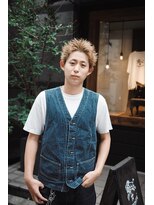 ルーカス(LUCAS)&nbsp;スパイキーショート×ベージュカラー