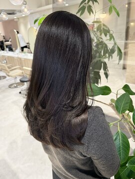 ミズチャーム(Ms.CHARM) グレージュカラー/韓国スタイル/レイヤー/イメチェン