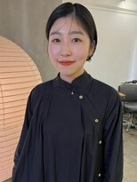 カシェ ナカザキ(CACHE NAKAZAKI)&nbsp;ショートボブ/ベビーバング/ダークブラック