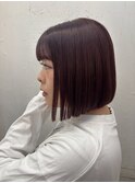 ROMMY.本厚木20代30代小顔似合わせカット切りっぱなしボブ