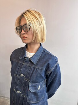 タロ(TALO) 【TALO】ぷつっとラインの出るボブ