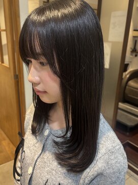 ネオリーブニコ 大井町店(Neolive Nico) 韓国風レイヤー×顔回りカット　【艶髪/地毛カラー】