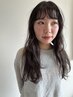 【akari限定】長さキープ◎前髪cut＋春の透明感カラー＋トリートメント￥10680