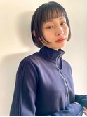 【表参道sheta小林】10代20代30代黒髪ボブルフネビージュ
