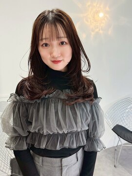 ギグスダブル 栄店(gigs double) ミディアム/レイヤー/シアーブラウン