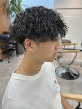 スターズ 柏(STARS) マッシュパーマ ツイストスパイラルパーマ 束感 ツーブロック