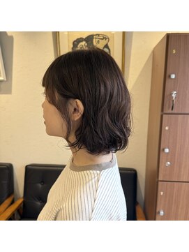 アルマヘアー(Alma hair by murasaki) ◎ベージュカラーのボブパーマスタイル◎