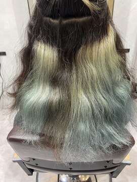 高難易度縮毛矯正 ドライヤーで乾かしただけ　アイロン無しのツヤ髪縮毛