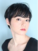 ショート・ボブ/白髪ぼかし/ハイライト/ボブレイヤー/40代/50代