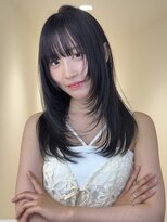 アイトーキョーエス 渋谷(AI TOKYO S)&nbsp;着物ヘア/ダークアッシュ/ミディアムレイヤーカット/渋谷