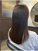 髪質改善×ナチュラルブラウン