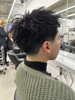 テンション(tension)&nbsp;メンズスパイキーショートテーパーフェード札幌大通バスセンター