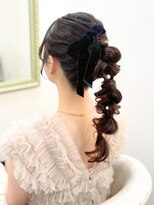 ヘアアンドメイクジップ恵比寿 (Hair＆Make ZIP)&nbsp;編みおろし　ヘアセット