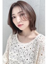 ケアアンドデザイン 今里本店(care&design fulfill)&nbsp;【センターパート】【小顔カット】【外ハネボブ】20代30代40代
