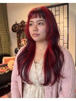グッドフェローズ ミナミホリエ(GoodFellas minamihorie)&nbsp;大人可愛いロングレイヤーのくびれヘアカット羽エクステ艶感