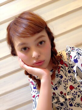 ネオリーブ アンド 渋谷店(Neolive &) 【Neolive & 渋谷店】大人可愛いツイン編み込みアレンジ