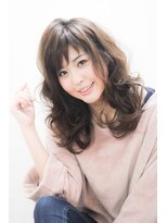 ララテラス(LaLa Terrace)&nbsp;【LaLaTerrace】大人カジュアルほつれウェーブ　LaLaTerrace風