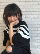 エス ヘアメイク スペース(es hair make space) 【武蔵小山】伸ばしかけボブでできる大人かわいいパーマスタイル