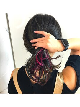 アヴァンスクロス あべのルシアス店(AVANCE.CROSS) デザインカラー×インナーカラー×ツヤ感