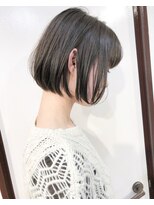 ヘアーアンドアトリエ マール(Hair&Atelier Marl)&nbsp;【Marl】ブルージュカラーのシンプルボブ♪