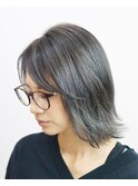 [西八王子]積み重ねのハイライトグレーbyアディクシーカラー